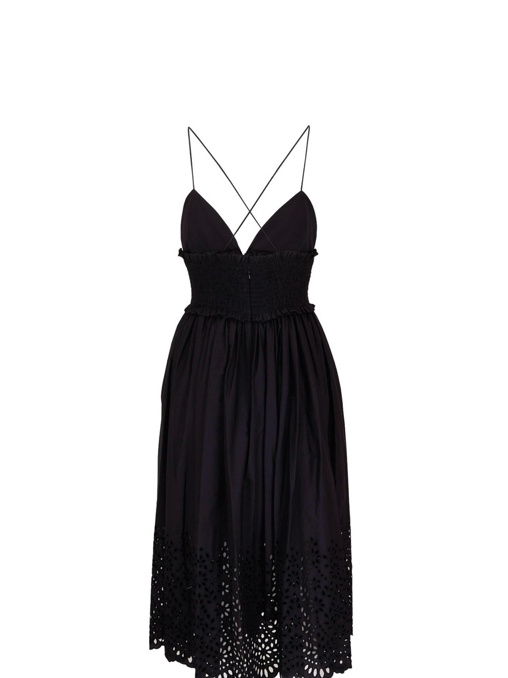 Michael Kors Black Spaghetti-Strap Midi Dress -runway collection
